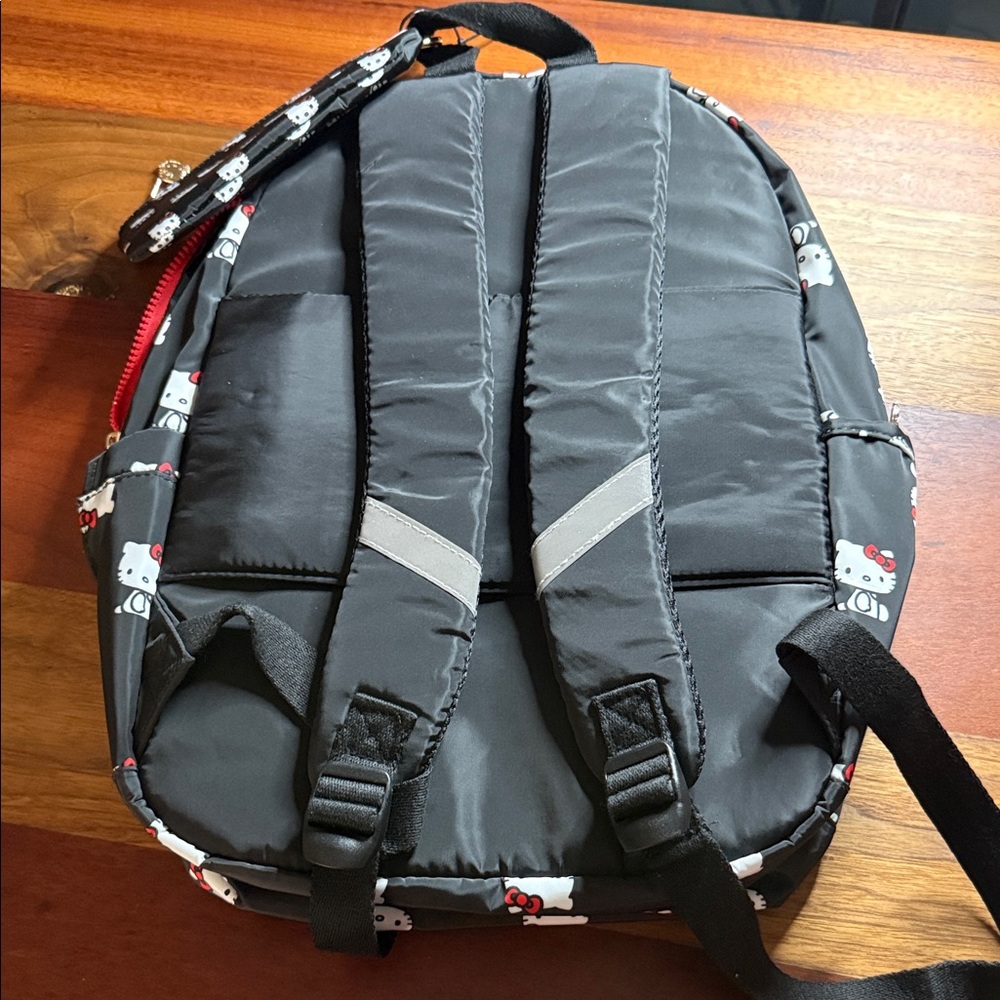 Hello Kitty Black and Red Patterned Backpack - image 6